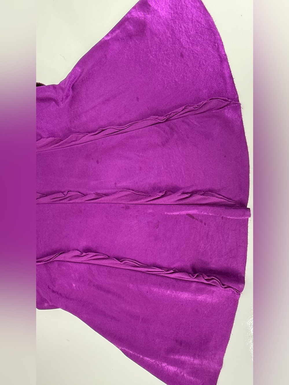 VINTAGE FREE PEOPLE Y2K Purple V-Neck Adjustable Strap S/P Babydoll Camisole - Picture 12 of 14